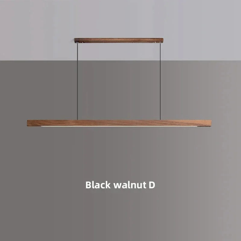 Kiki's Way | Catalina Linear Pendant Light – Pine & Black Walnut