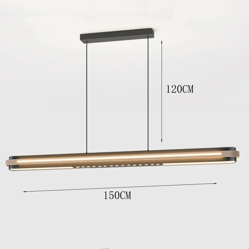 Kiki's Way | Modessa Linear Pendant Light – Remote Dimming