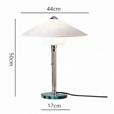 Kiki's Way | Bauhaus Nova Table Lamp – Chrome & Glass