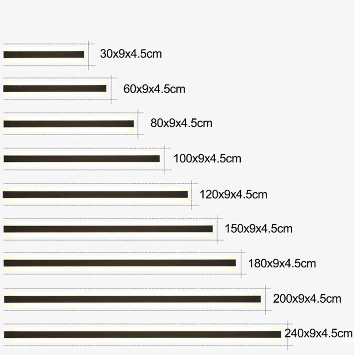 Kiki's Way | Adriel Strip Wall Light – Slim Iron Profile, IP65