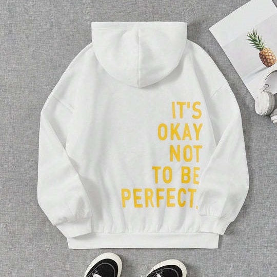 Women's Hoodie with Back Print and Hood