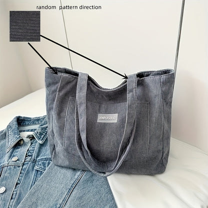 Women's Elegant Corduroy Bag