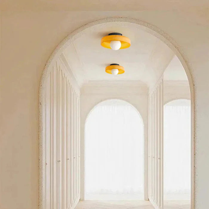 Kiki's Way | Newtown Round Ceiling Light – Glass, G9