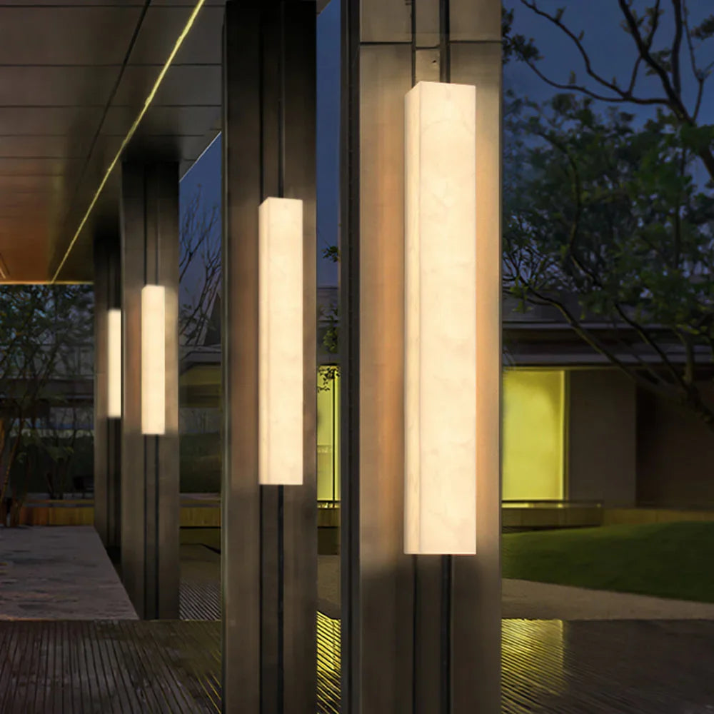 Kiki's Way | Alina Resin Wall Light – Rectangular Column, IP65