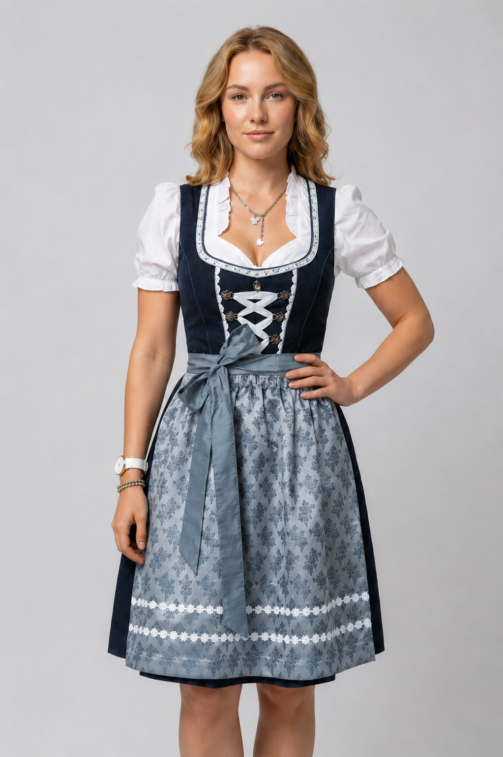 Traditional Bavarian Dirndl Dress for Women
