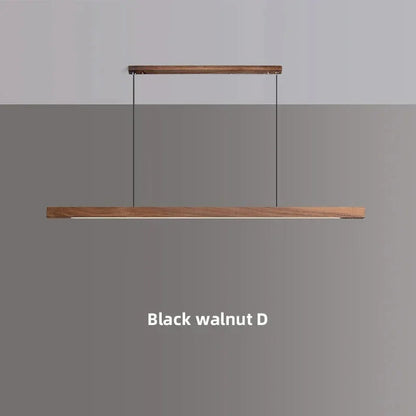 Kiki's Way | Catalina Linear Pendant Light – Pine & Black Walnut