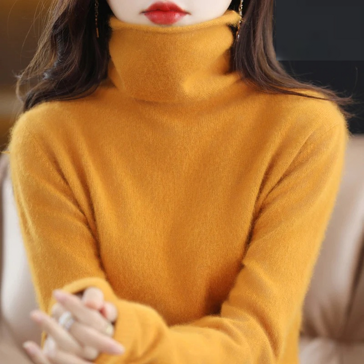 Women's Sweater Soft Turtleneck Sweater, Warm & Luxurious Design