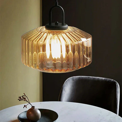 Kiki's Way | Quennie Coloured Glass Pendant Light – Green or Purple