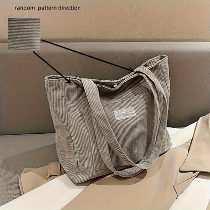 Women's Elegant Corduroy Bag