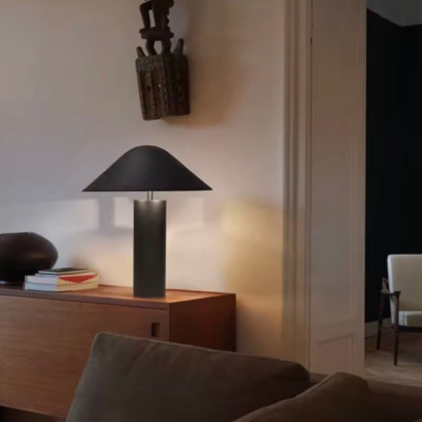 Kiki's Way | Aino Dome Table Lamp – Plated Iron