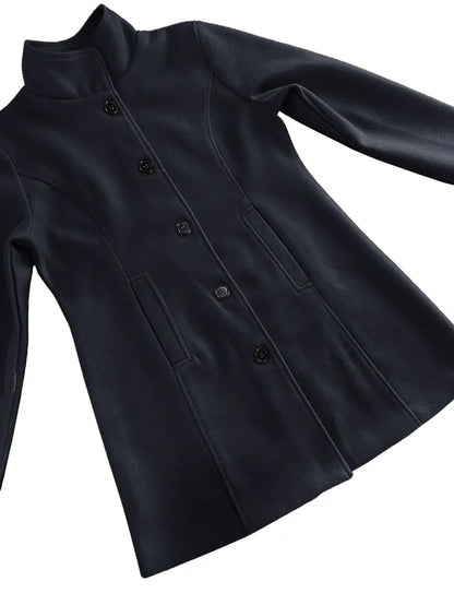 Woven Single-Breasted Coat