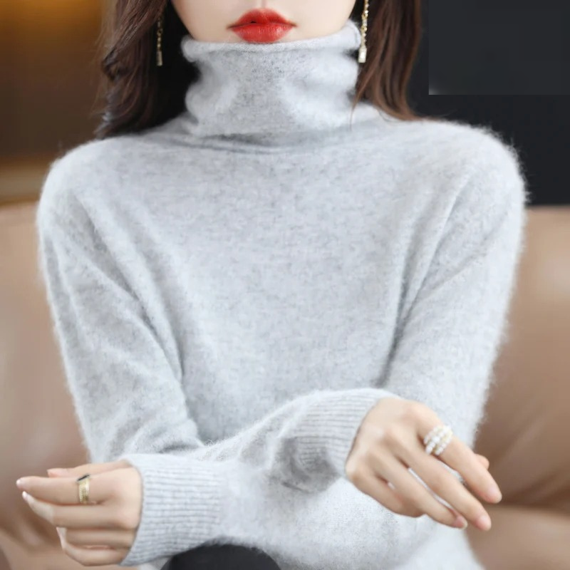 Women's Sweater Soft Turtleneck Sweater, Warm & Luxurious Design