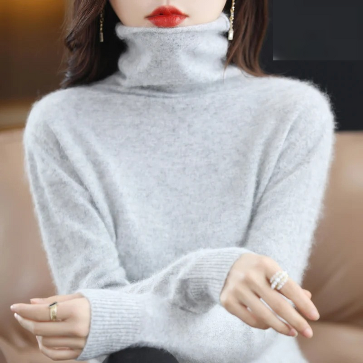 Women's Sweater Soft Turtleneck Sweater, Warm & Luxurious Design