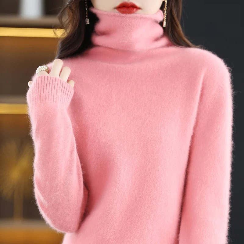 Women's Sweater Soft Turtleneck Sweater, Warm & Luxurious Design