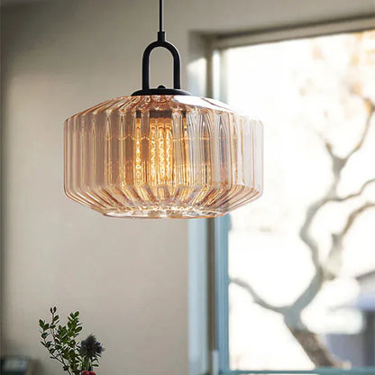 Kiki's Way | Quennie Coloured Glass Pendant Light – Green or Purple