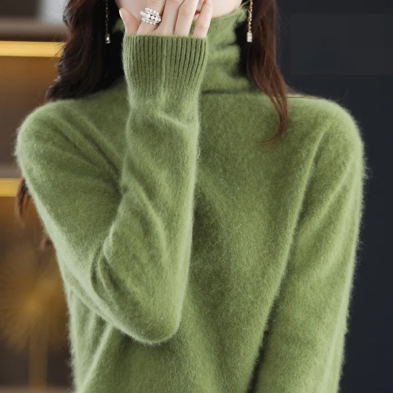 Women's Sweater Soft Turtleneck Sweater, Warm & Luxurious Design