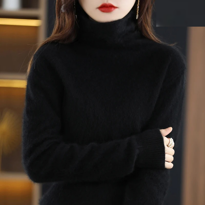 Women's Sweater Soft Turtleneck Sweater, Warm & Luxurious Design