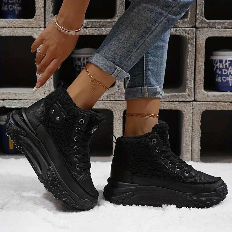 Velvet Snow Boots