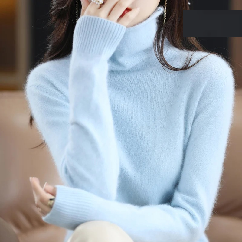Women's Sweater Soft Turtleneck Sweater, Warm & Luxurious Design