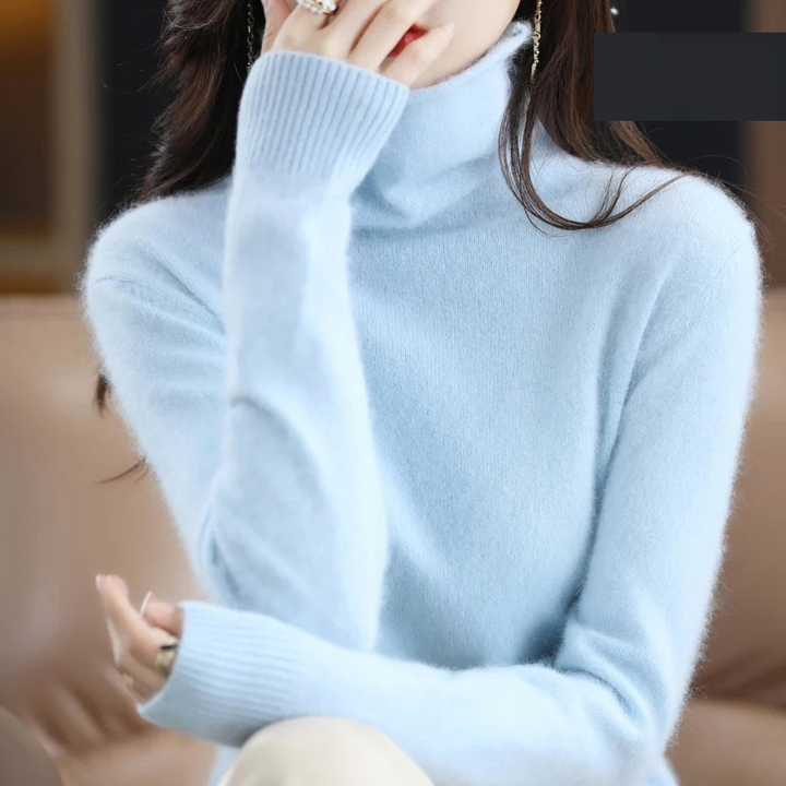 Women's Sweater Soft Turtleneck Sweater, Warm & Luxurious Design