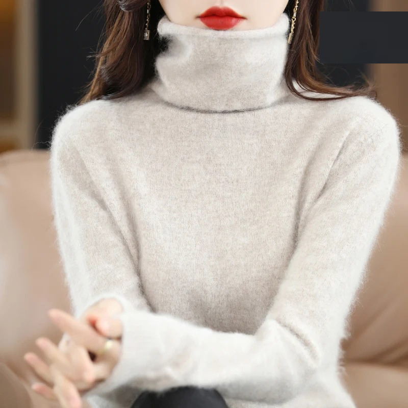 Women's Sweater Soft Turtleneck Sweater, Warm & Luxurious Design