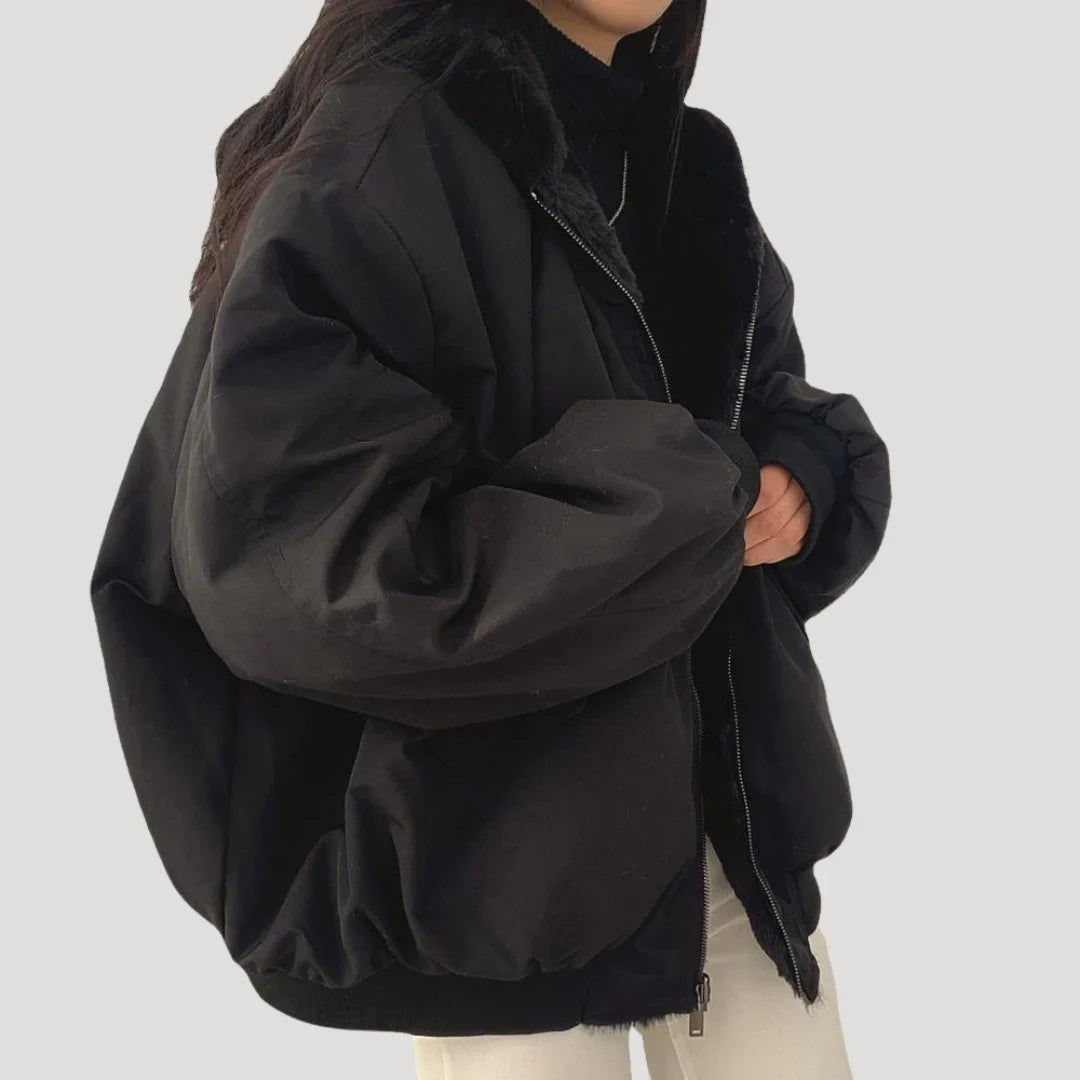 Women's Oversized Winter Jacket, Comfortable & Warm