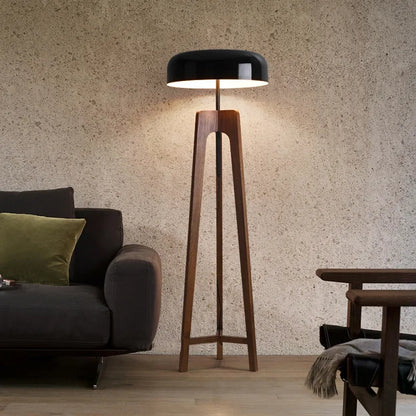 Kiki's Way | Alfred Walnut Table & Floor Lamp – Ash Wood