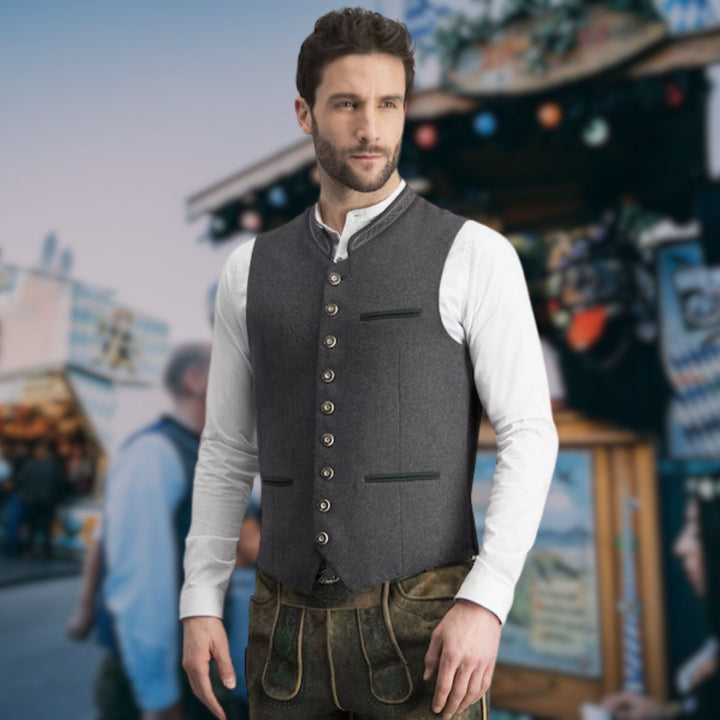 Stylish and Unique Traditional Bavarian Vest