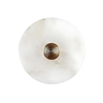 Kiki's Way | Albatros Alabaster Wall Light – Round Disc