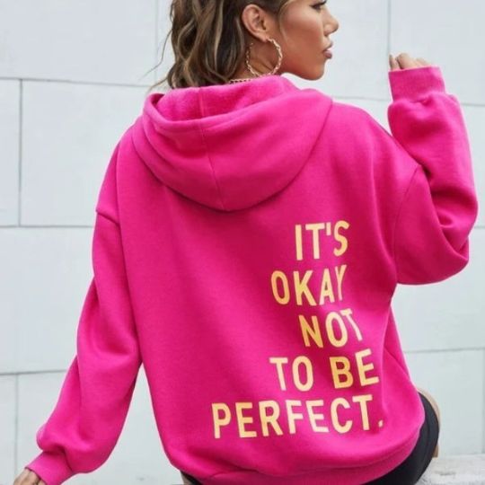 Women's Hoodie with Back Print and Hood