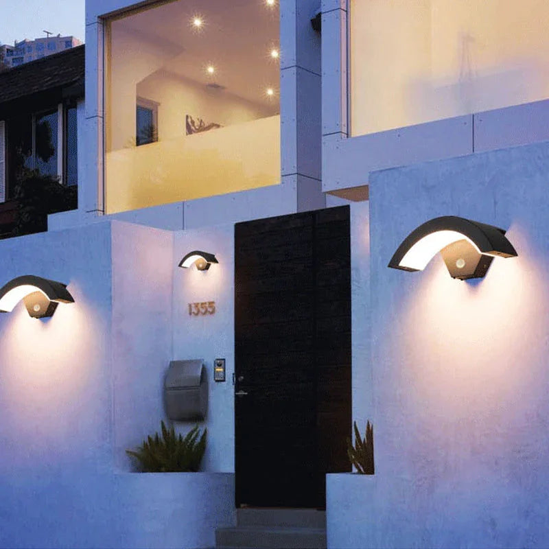 Kiki's Way | Astrid Arc Wall Light – PIR Motion Sensor, IP65