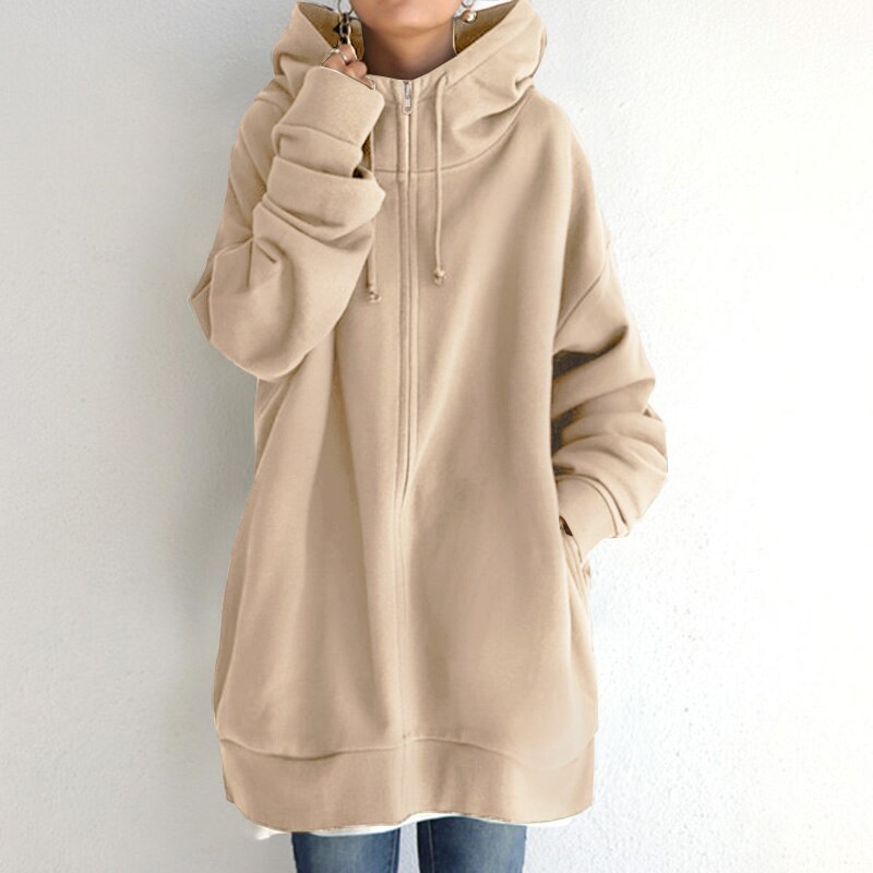 Comfortable Oversized Winter Hoodie - Cassandra