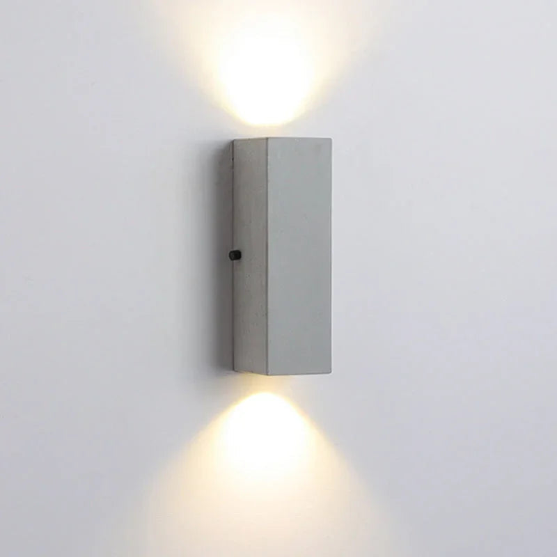 Kiki's Way | Alessia Cement Wall Light – Single or Dual Head, IP65