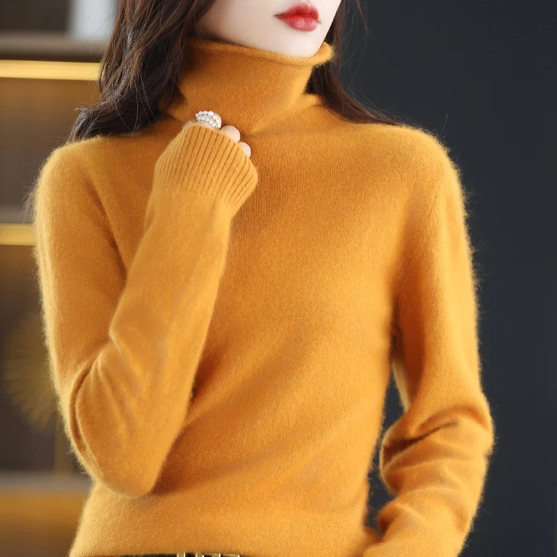 Women's Sweater Soft Turtleneck Sweater, Warm & Luxurious Design