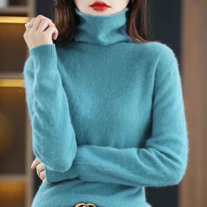 Women's Sweater Soft Turtleneck Sweater, Warm & Luxurious Design