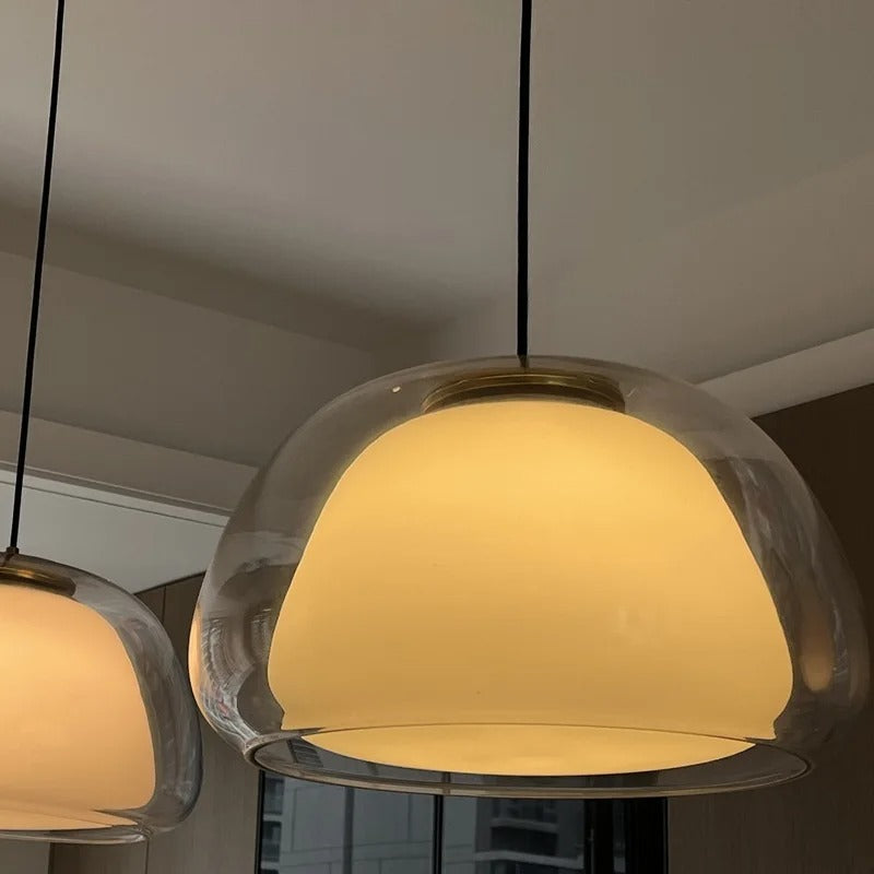 Kiki's Way | Soho Glass Dome Pendant Light – Clear or Amber, E27