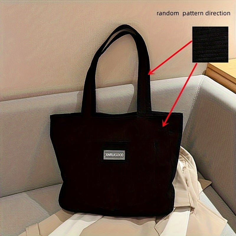 Women's Elegant Corduroy Bag