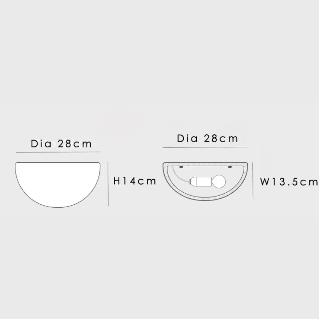 Kiki's Way | Aurelie Gypsum Wall Light – Plaster White, E27