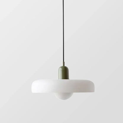 Kiki's Way | Stained Glass Pendant Light – Brass Finish, G9