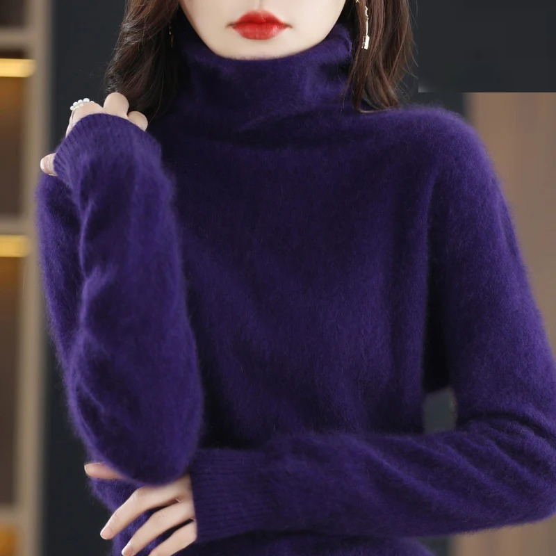 Women's Sweater Soft Turtleneck Sweater, Warm & Luxurious Design