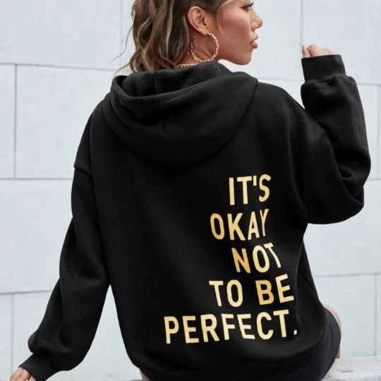 Women's Hoodie with Back Print and Hood