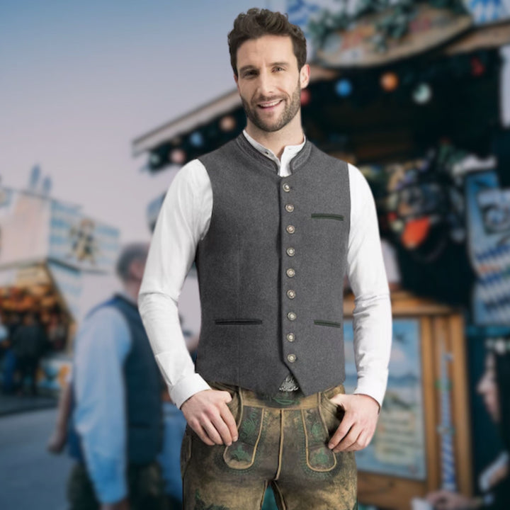 Stylish and Unique Traditional Bavarian Vest