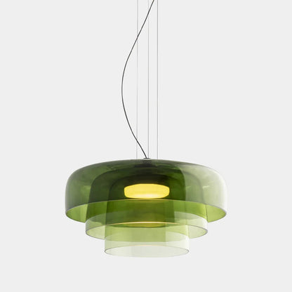 Kiki's Way | Glasstråle Glass Pendant Light – Orange, Green or Grey