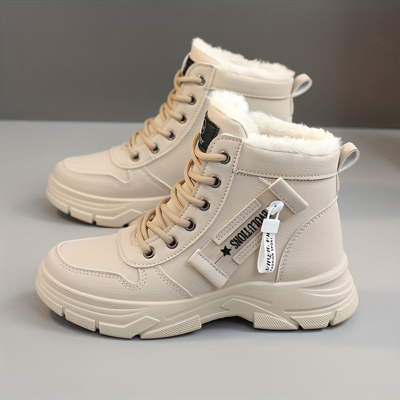 Winter Thermal Boots with Fleece Lining