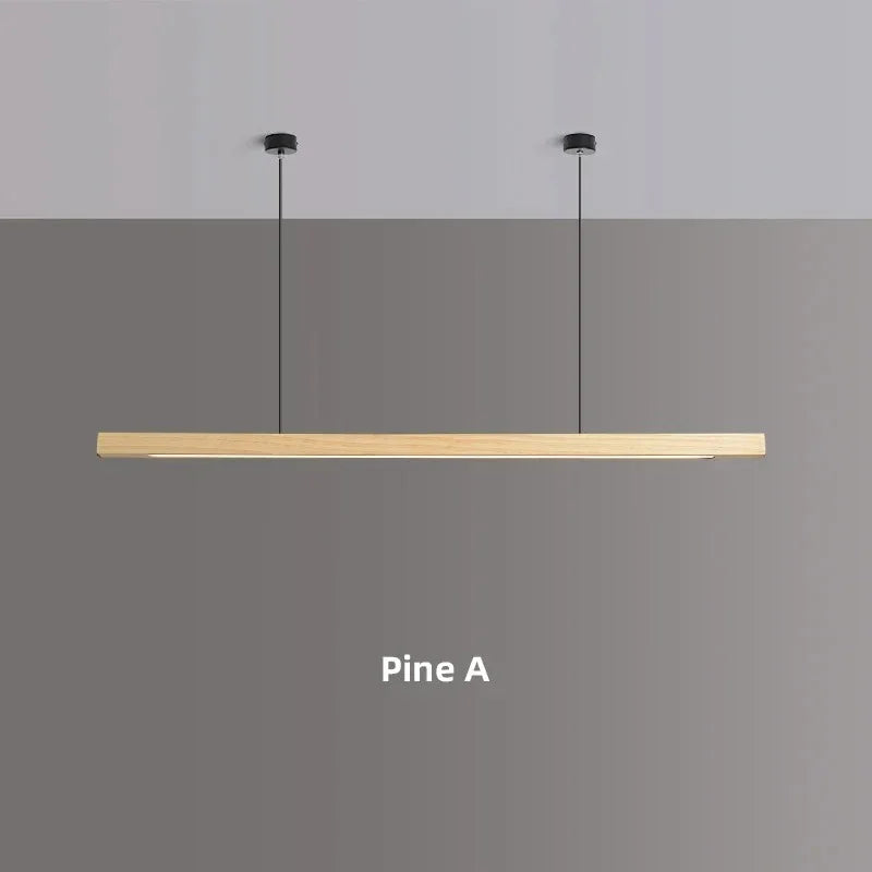 Kiki's Way | Catalina Linear Pendant Light – Pine & Black Walnut