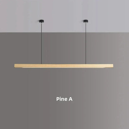 Kiki's Way | Catalina Linear Pendant Light – Pine & Black Walnut