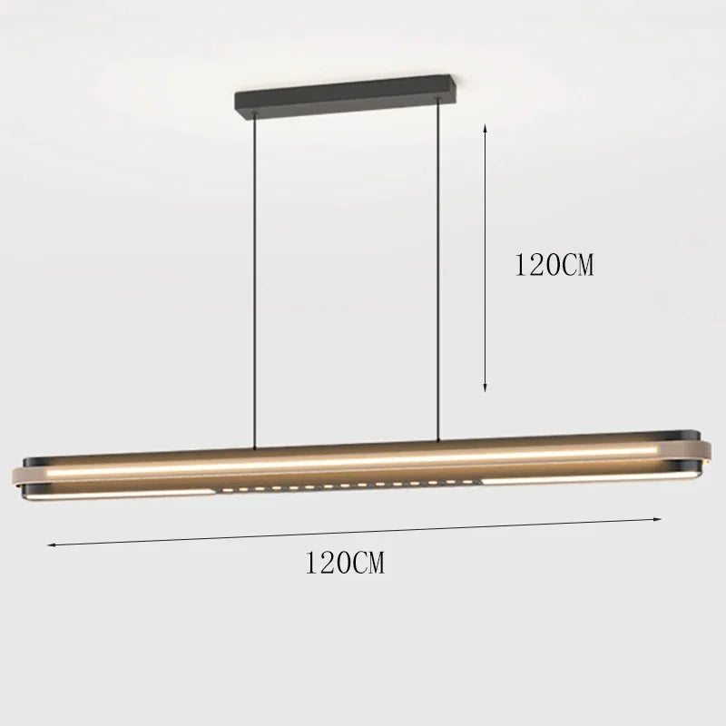 Kiki's Way | Modessa Linear Pendant Light – Remote Dimming