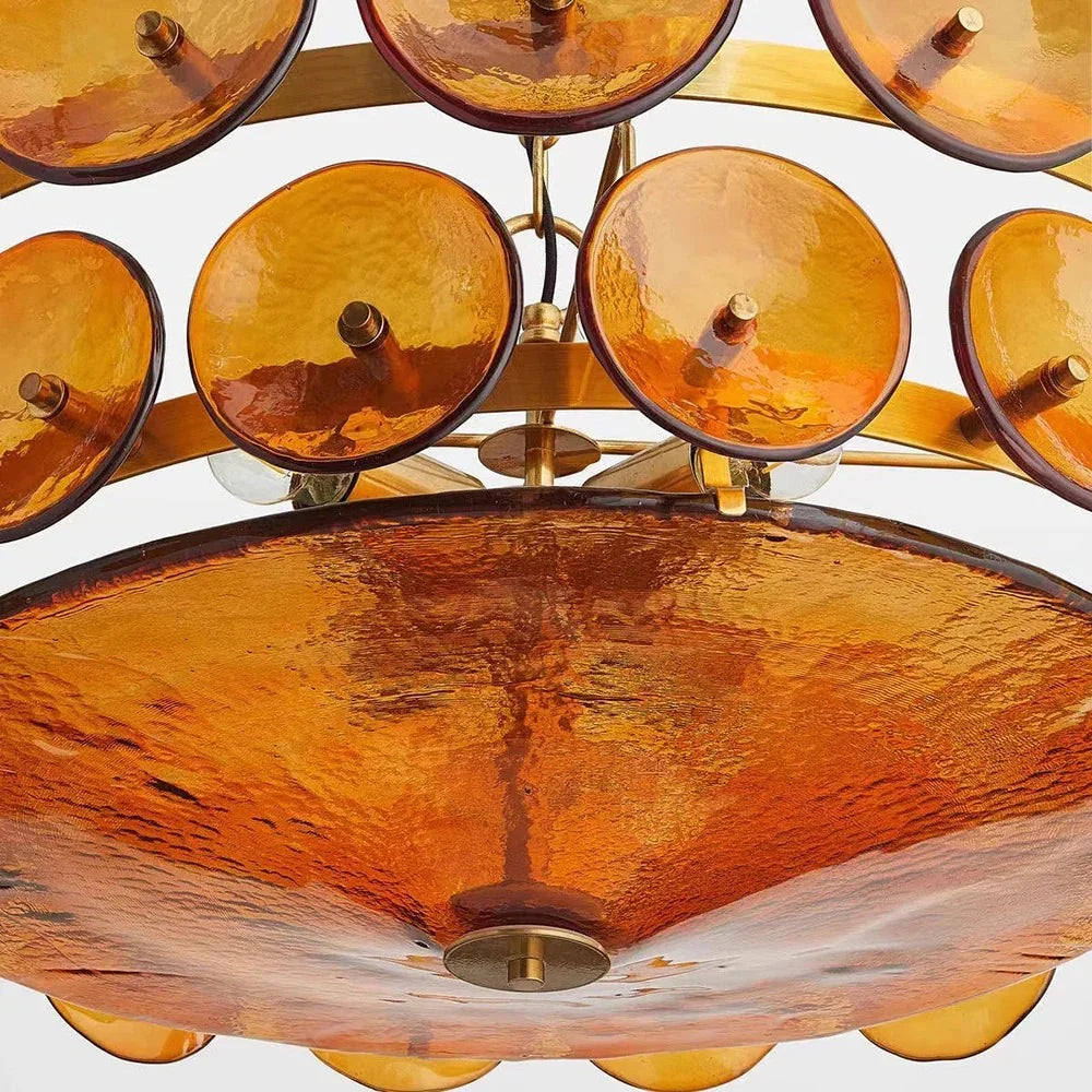Kiki's Way | Clara Coloured Glass Chandelier – Chain Pendant, E14