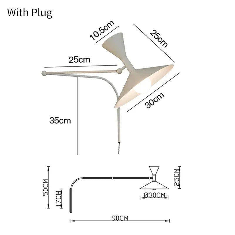 Kiki's Way | April Articulated Wall Light – Adjustable Arm, G9