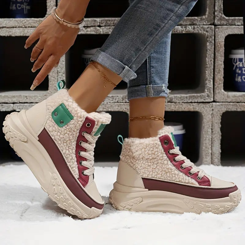 Velvet Snow Boots